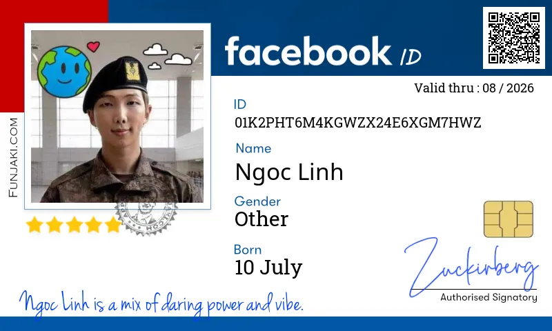 Facebook ID Card