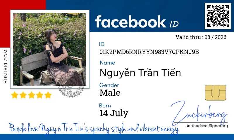 Facebook ID Card