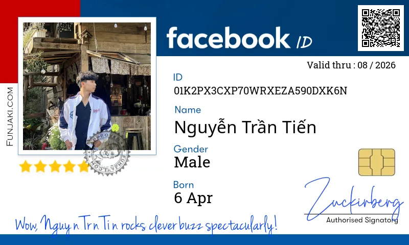 Facebook ID Card
