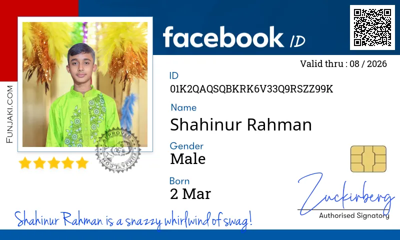 Facebook ID Card