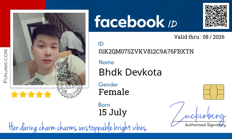 Facebook ID Card