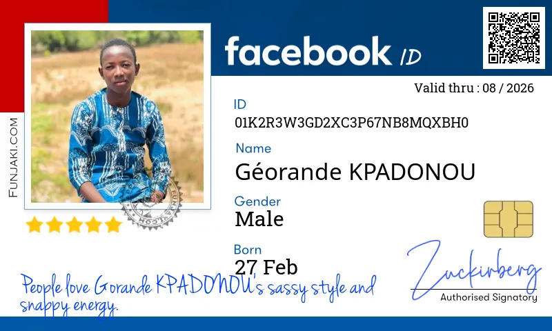 Facebook ID Card