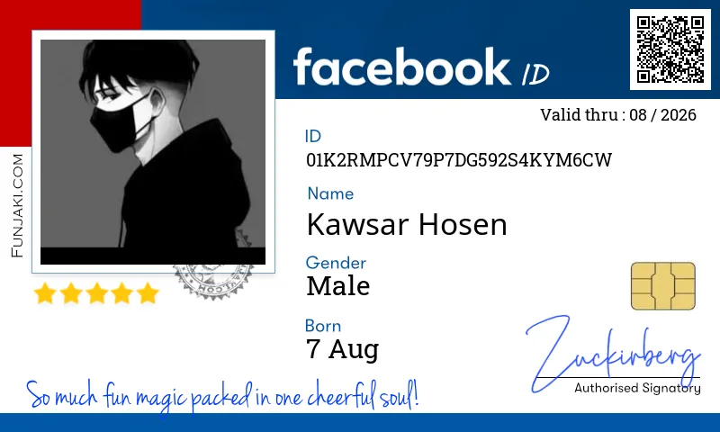 Facebook ID Card