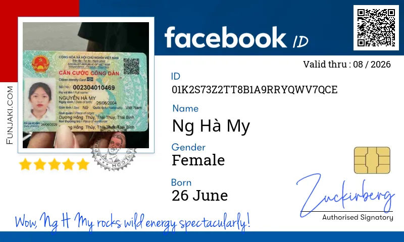 Facebook ID Card