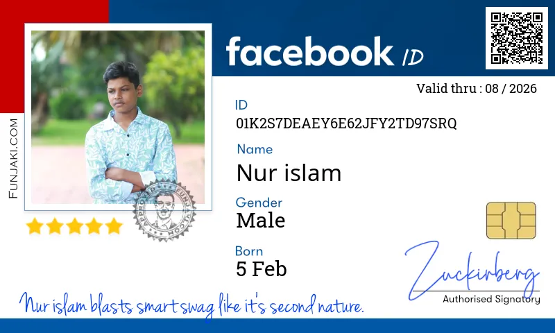Facebook ID Card