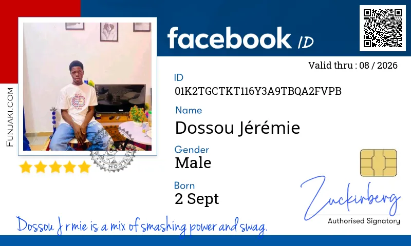 Facebook ID Card