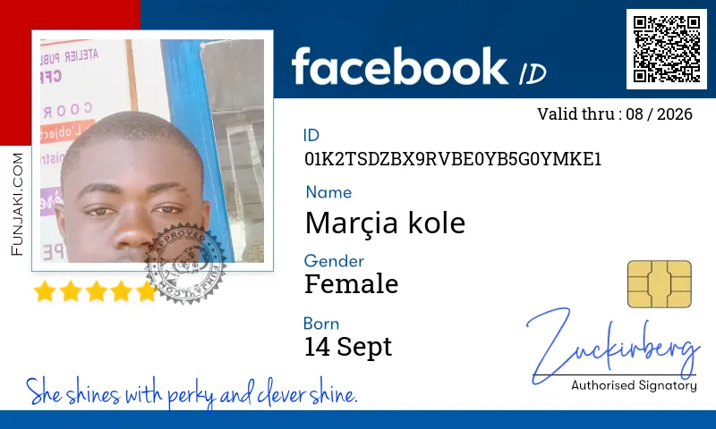 Facebook ID Card