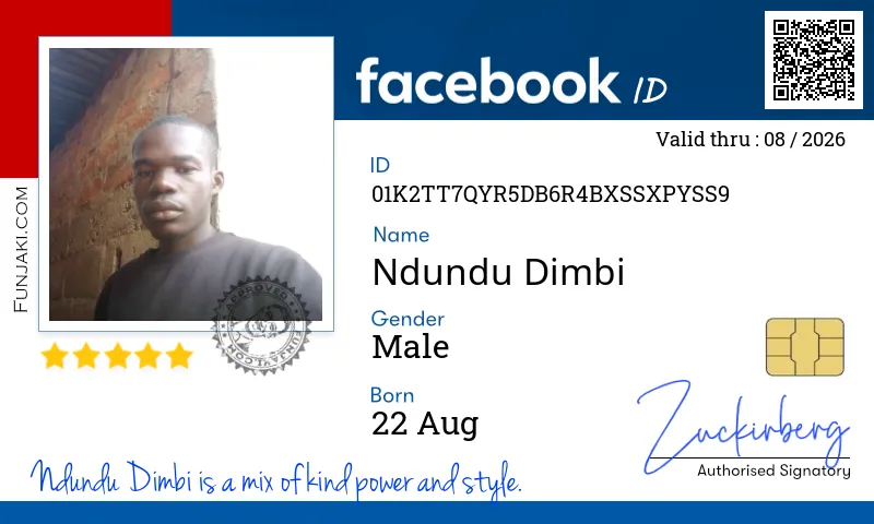 Facebook ID Card