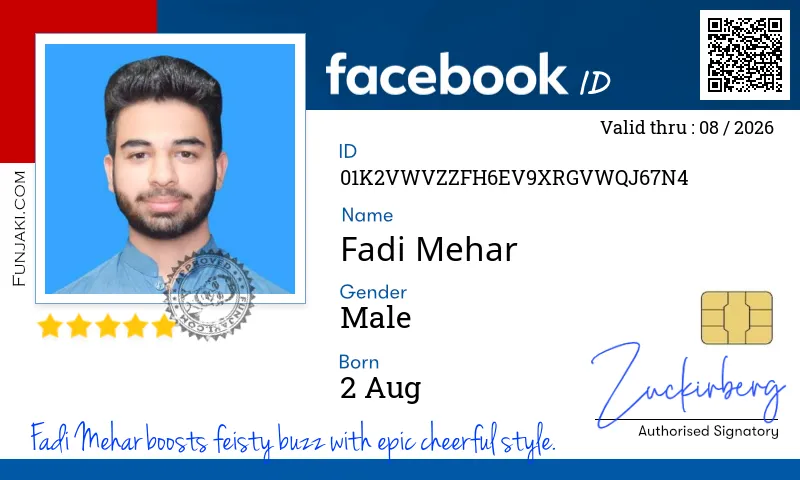 Facebook ID Card