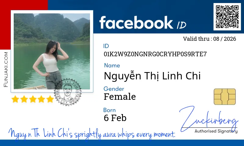 Facebook ID Card