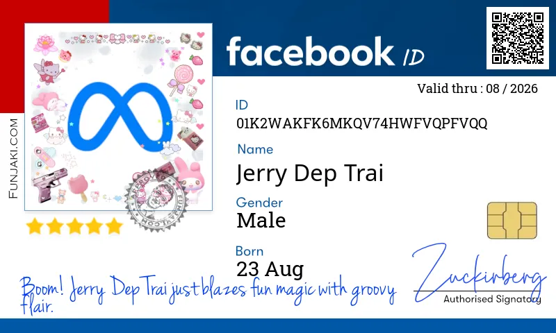 Facebook ID Card