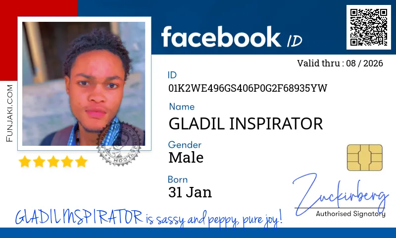 Facebook ID Card