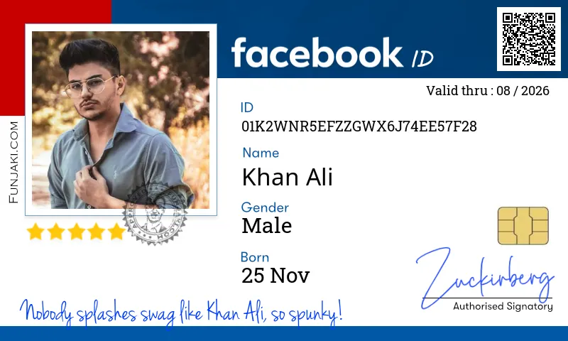 Facebook ID Card