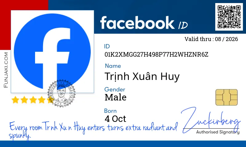 Facebook ID Card