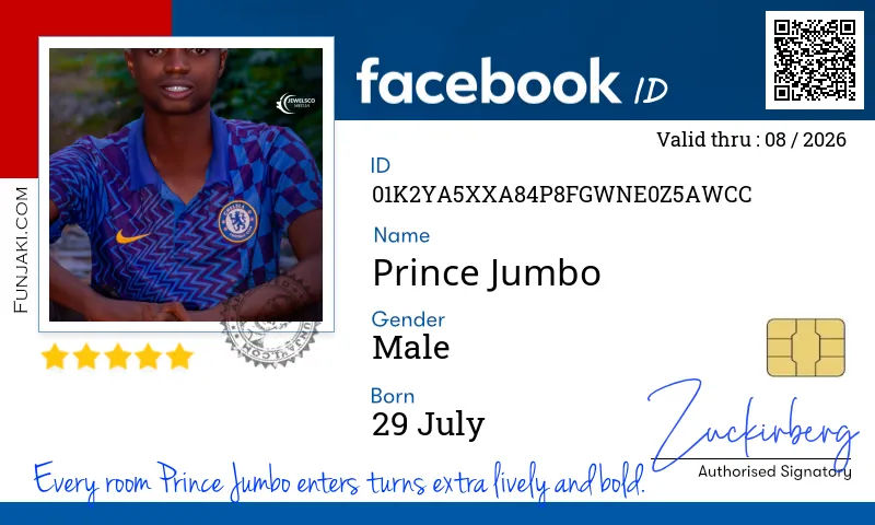 Facebook ID Card