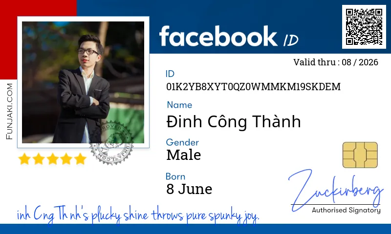 Facebook ID Card