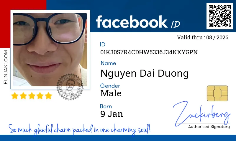 Facebook ID Card