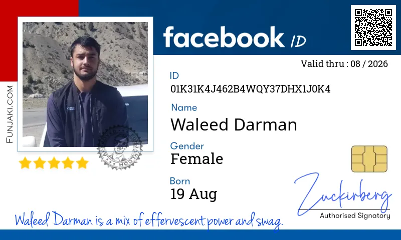 Facebook ID Card
