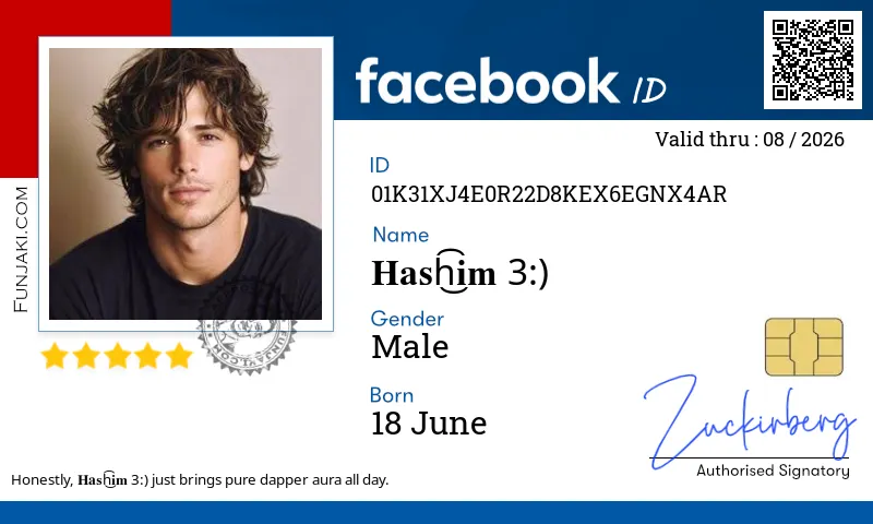 Facebook ID Card