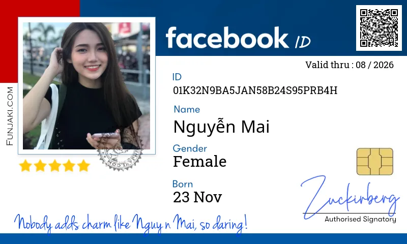 Facebook ID Card