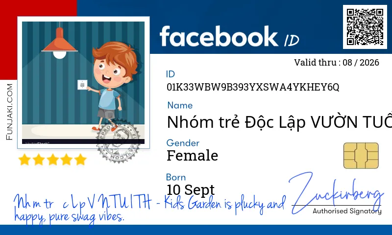 Facebook ID Card