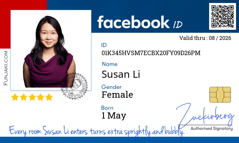 Facebook ID Card