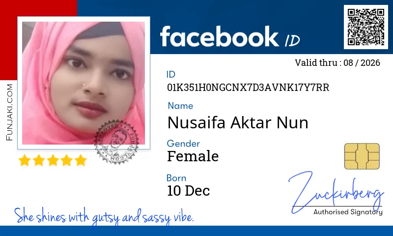 Facebook ID Card