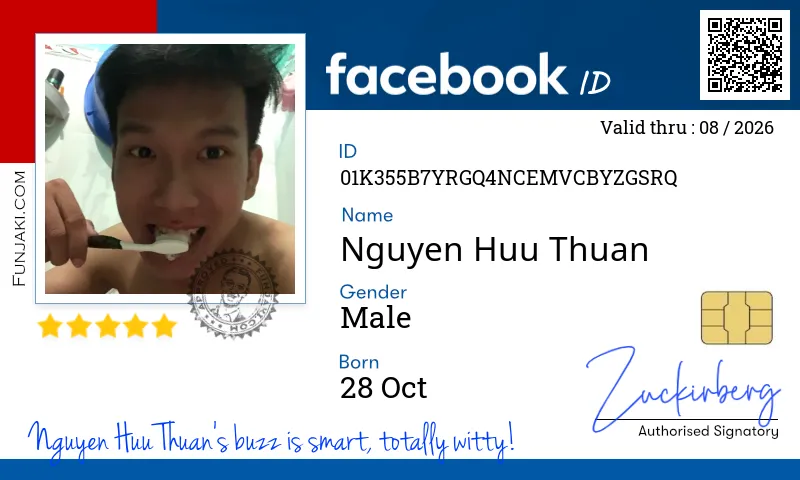 Facebook ID Card