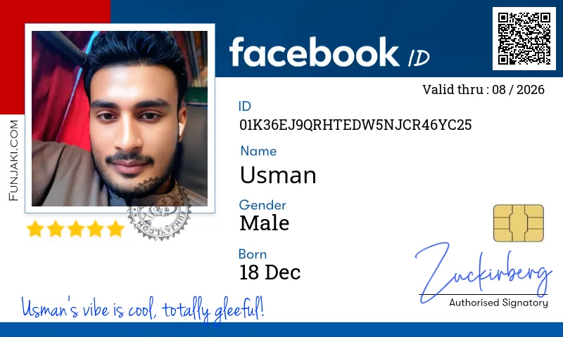 Facebook ID Card
