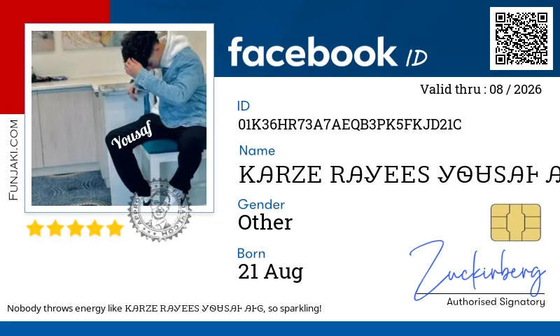 Facebook ID Card