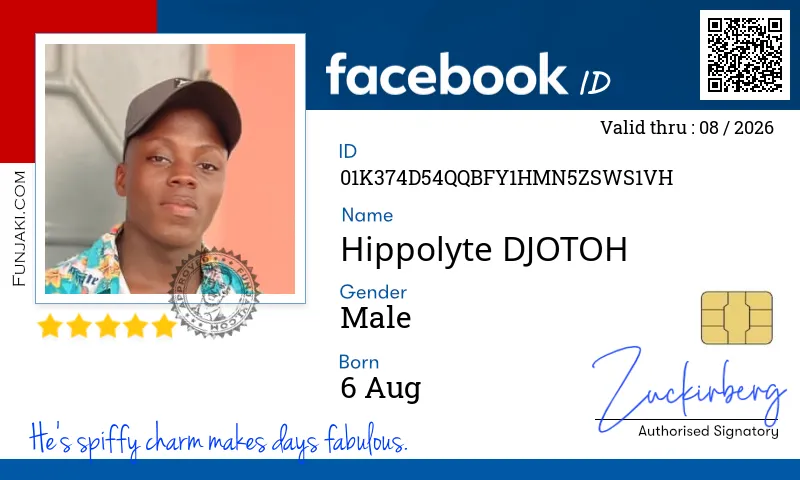 Facebook ID Card