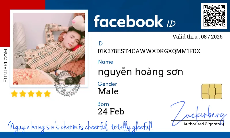 Facebook ID Card