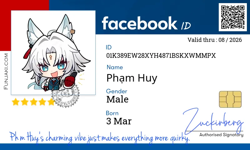 Facebook ID Card