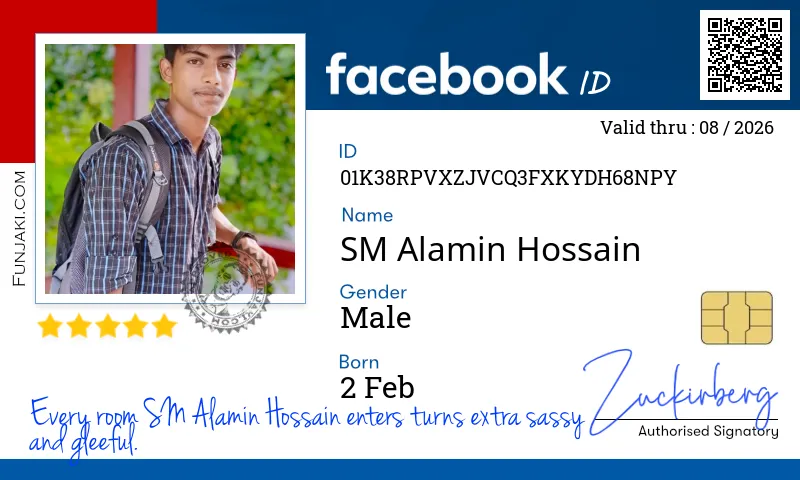 Facebook ID Card
