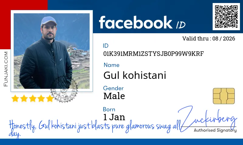 Facebook ID Card