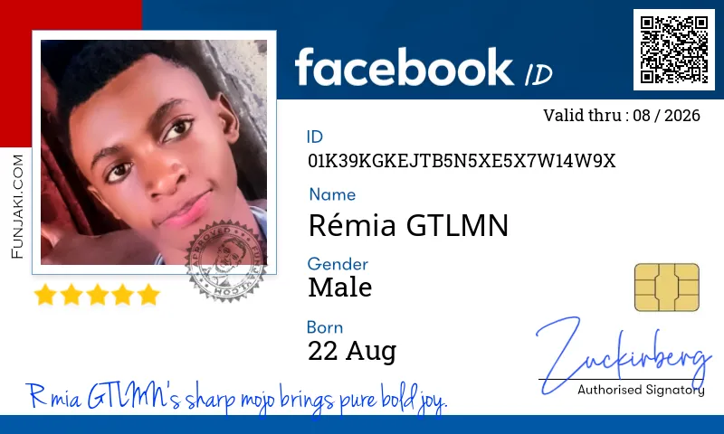 Facebook ID Card