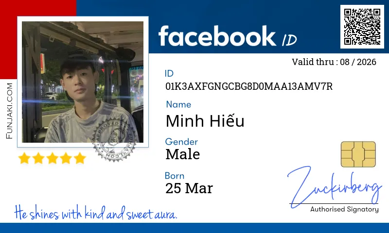 Facebook ID Card