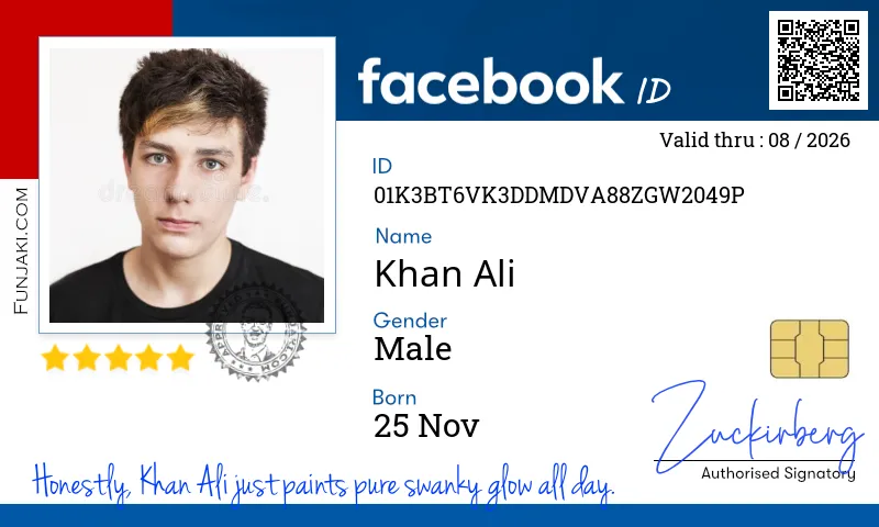 Facebook ID Card