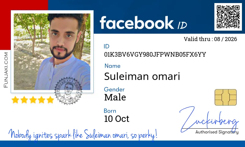 Facebook ID Card