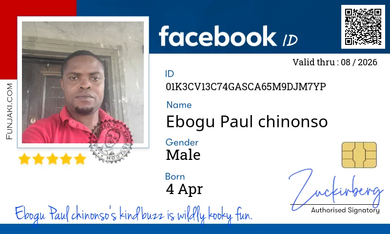Facebook ID Card