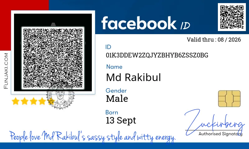 Facebook ID Card
