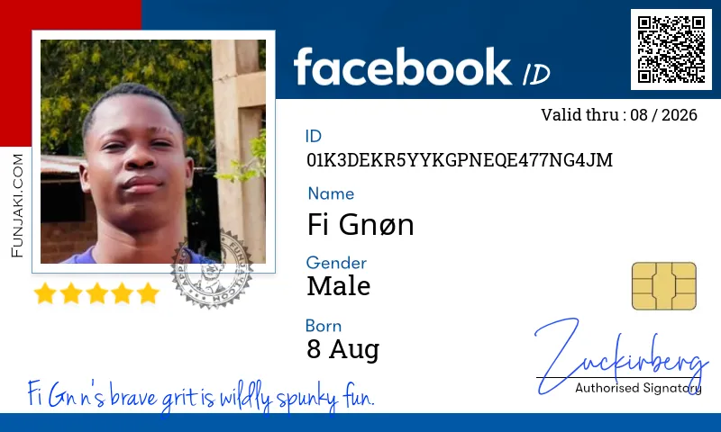 Facebook ID Card