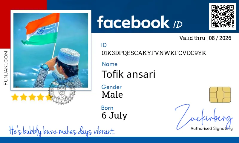 Facebook ID Card