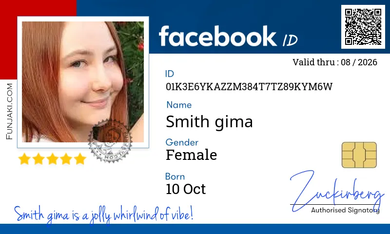 Facebook ID Card