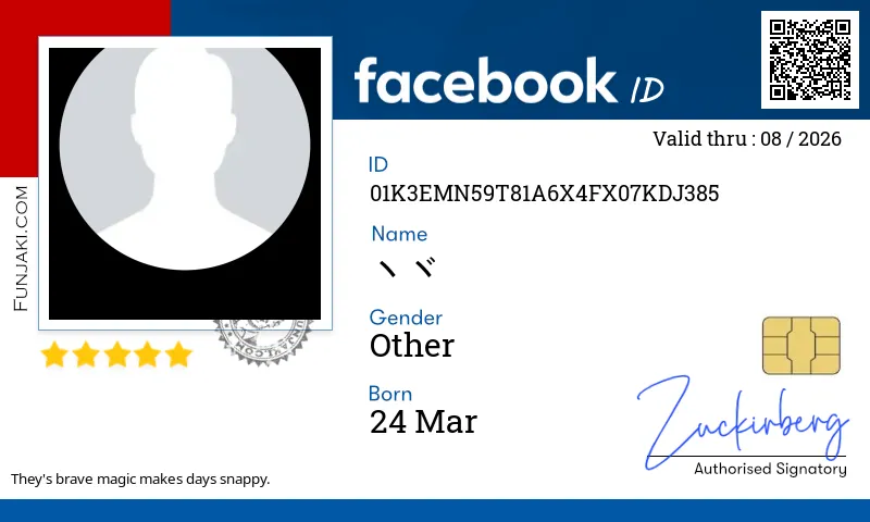 Facebook ID Card