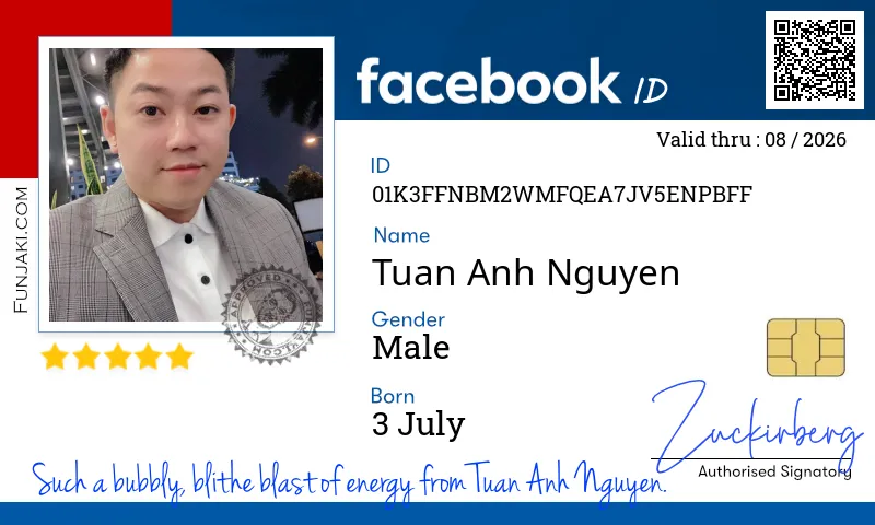 Facebook ID Card