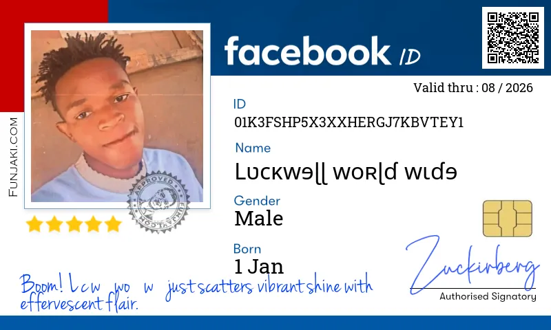 Facebook ID Card