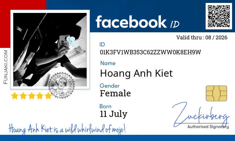 Facebook ID Card