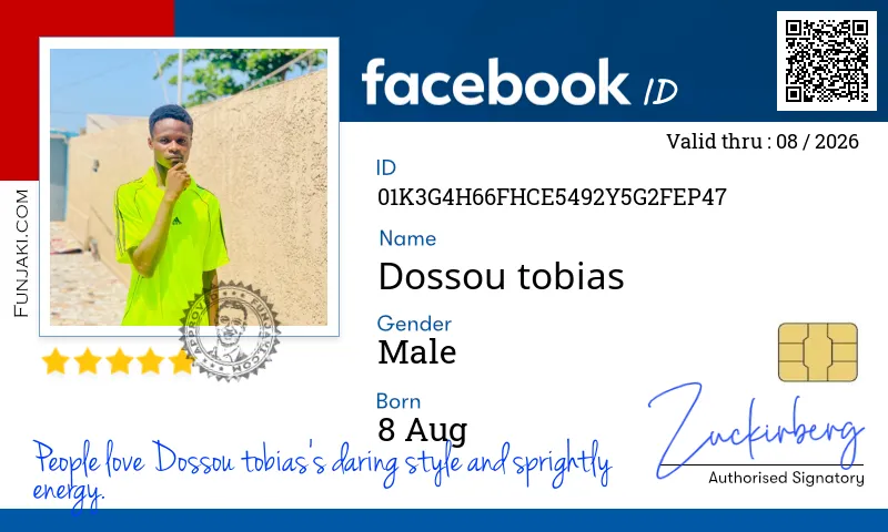 Facebook ID Card