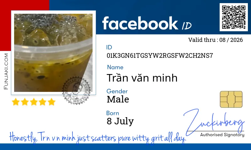 Facebook ID Card